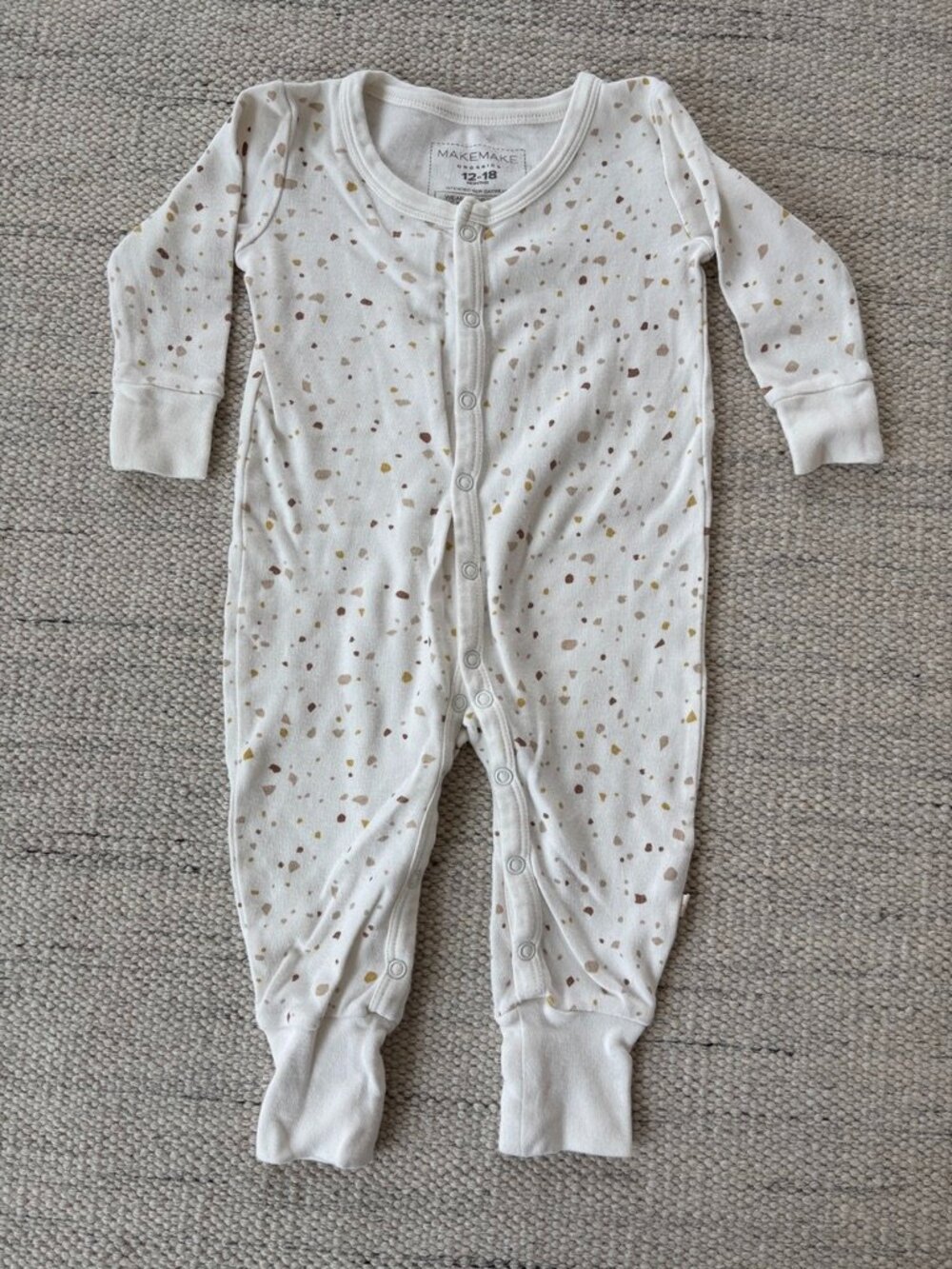 Make Make Organics Organic 2-Way Zip Romper